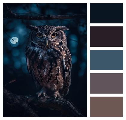 Night Owl Ai Generated Image